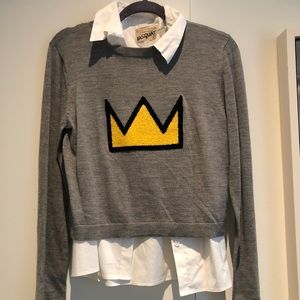Alice and Olivia x Basquiat shirt and sweater